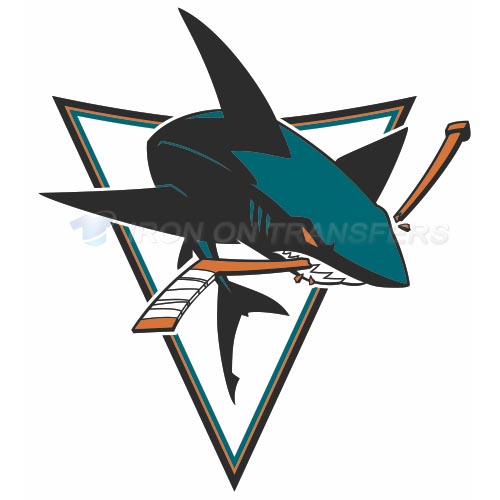San Jose Sharks Iron-on Stickers (Heat Transfers)NO.312